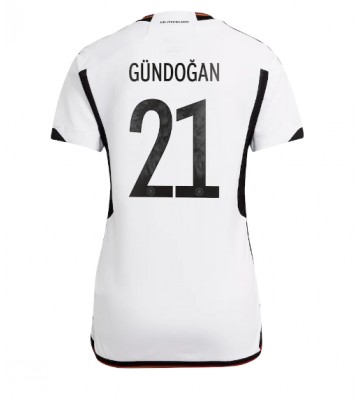 Tyskland Ilkay Gundogan #21 Hjemmedrakt Kvinner VM 2022 Kortermet